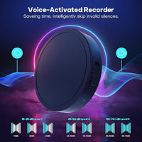 Rechargeable audio player with compact body