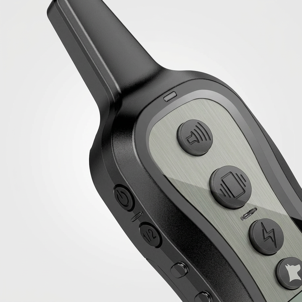 Rechargeable dog training collar with remote for behavior correction