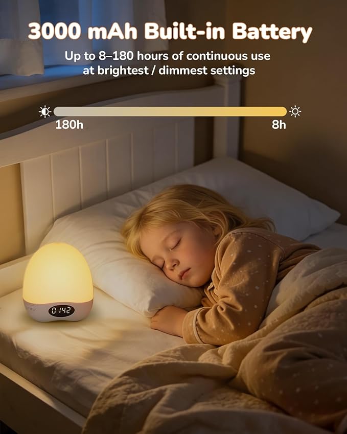 Rechargeable egg-shaped table lamp for indoor home lighting