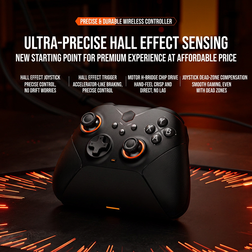Rechargeable wireless game controller with USB charging