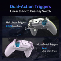 Rechargeable gaming controller with charging dock