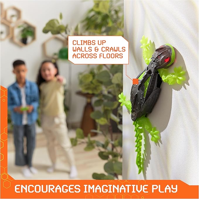 Rechargeable gecko robot toy for kids with remote