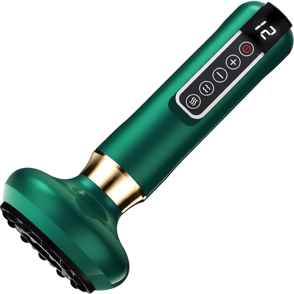 Rechargeable handheld electric body massager with portable design front view