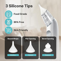 Rechargeable infant nose cleaning device