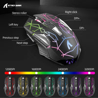 Rechargeable keyboard and mouse combo with USB and Type-C receiver support