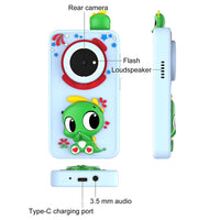 Rechargeable kids camera phone toy with a portable design for everyday playtime.