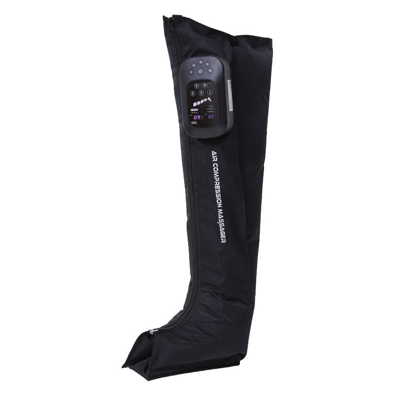 Rechargeable leg compression massager with heating function