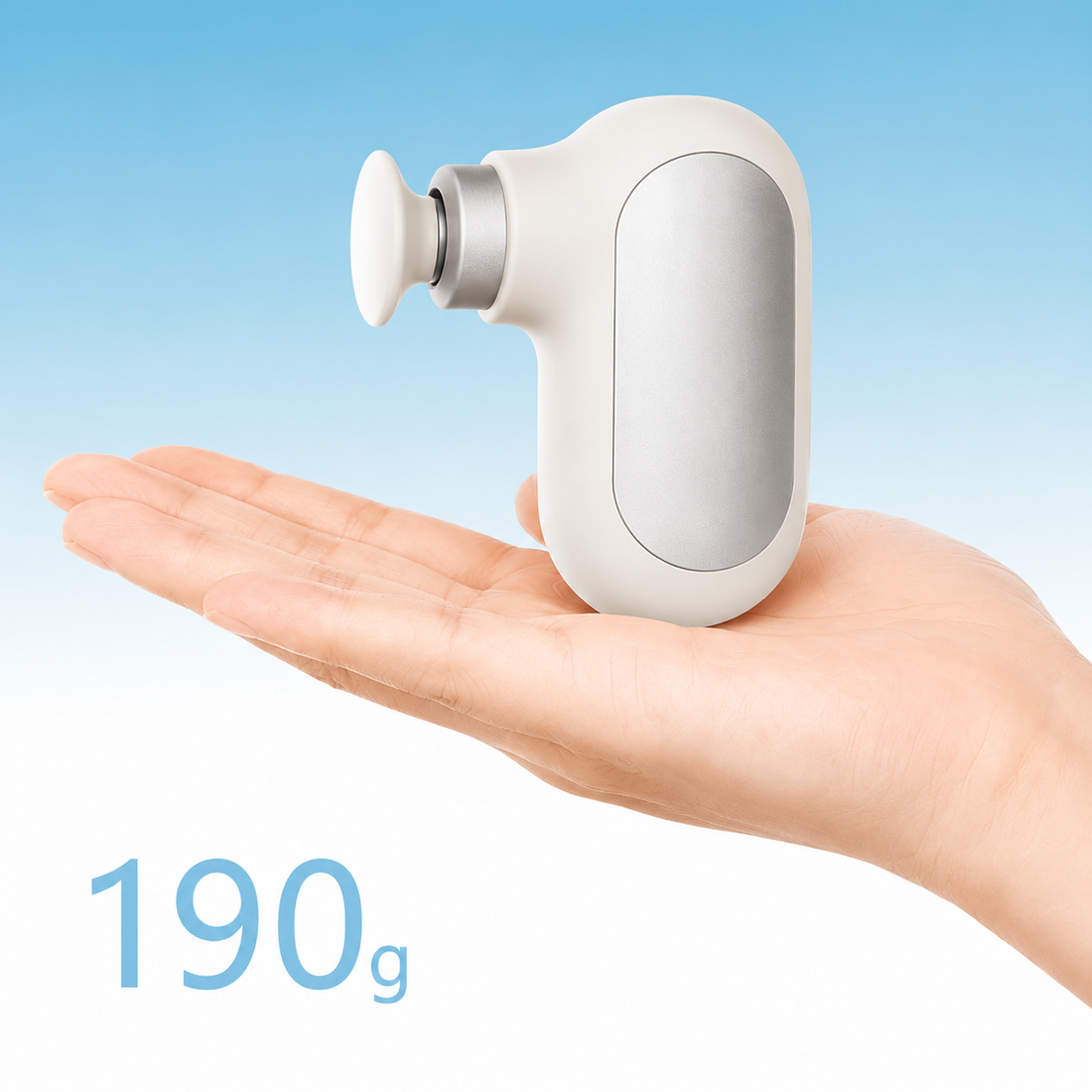 Rechargeable massage device with multiple interchangeable attachment heads