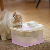 Rechargeable Pet Water Fountain with Wireless Design