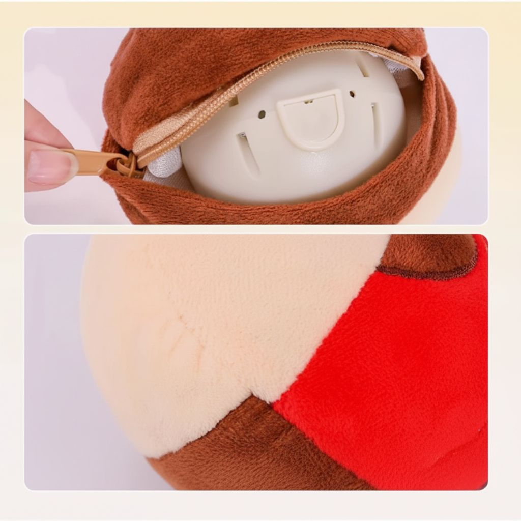 Rechargeable Plush Pet Toy with Cute Character Design