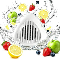 Rechargeable portable produce washer for fruits and vegetables