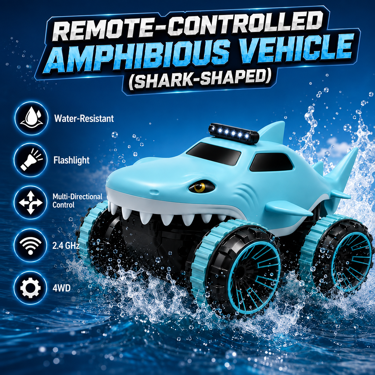Rechargeable RC car with remote controller