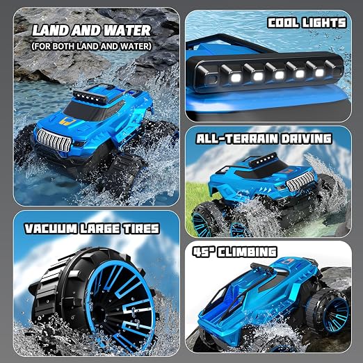 Rechargeable RC stunt car for recreational play