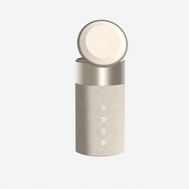 Rechargeable wireless speaker for home and desktop use