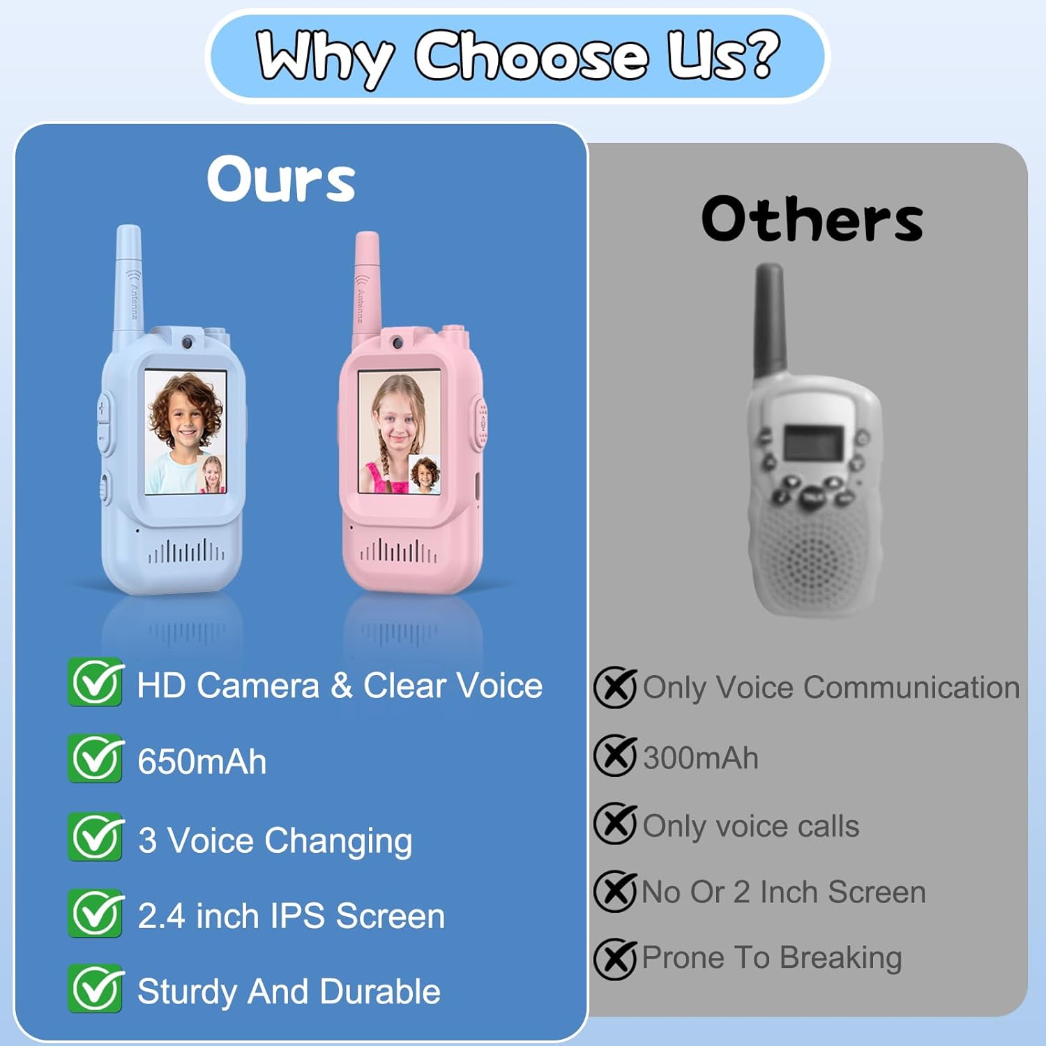 Rechargeable walkie talkies for outdoor fun and adventure