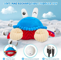 Musical baby toy with voice recording and sound playback