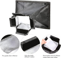 8x6 inch rectangular softbox for speedlight flash