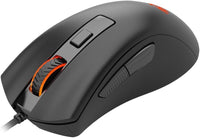 Redragon M993 RGB gaming mouse front view with LED lighting