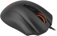 Redragon M993 gaming mouse side view showing programmable buttons