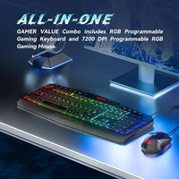 Redragon RGB gaming keyboard front view