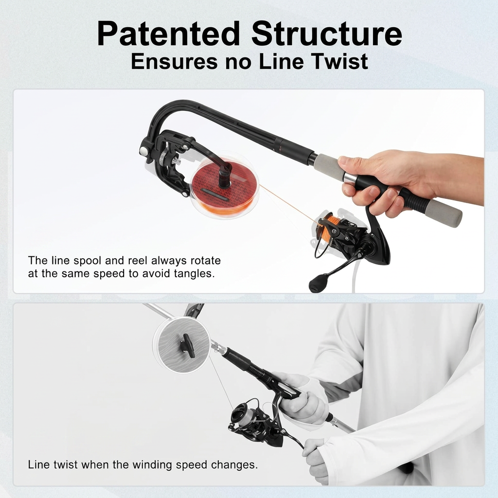 Fishing Reel Spooling System for Smooth Line Winding
