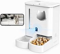 Remote automatic pet feeder with smart app connectivity