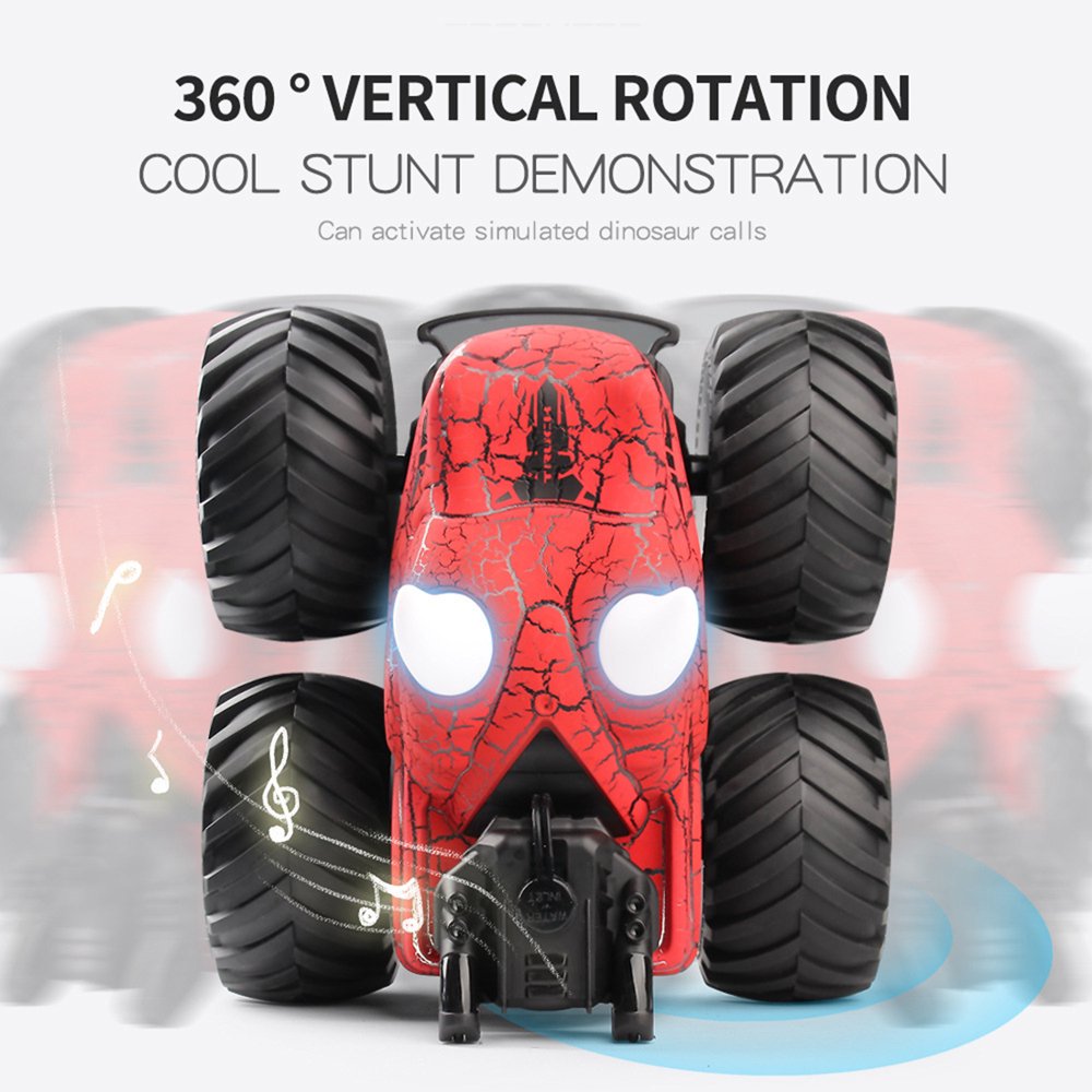 Remote car with built-in LED lighting effects