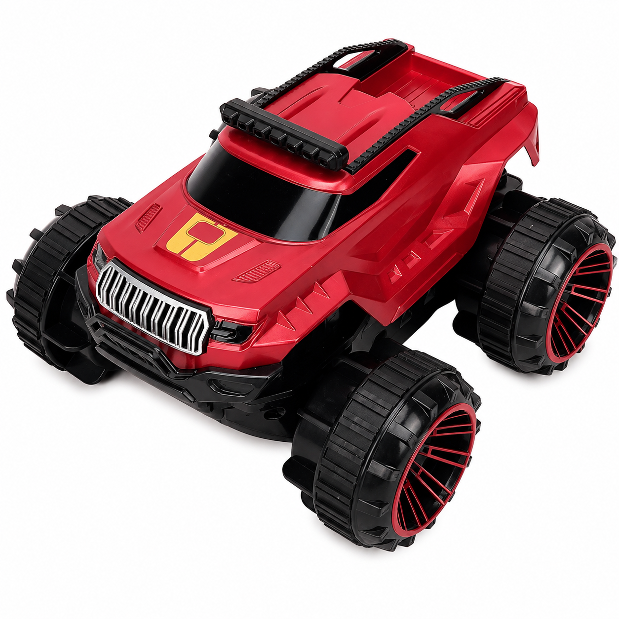Remote control car with 360 degree stunt rotation