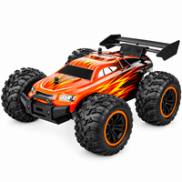 Big wheel remote control car featuring the selected model variation and oversized tyres.