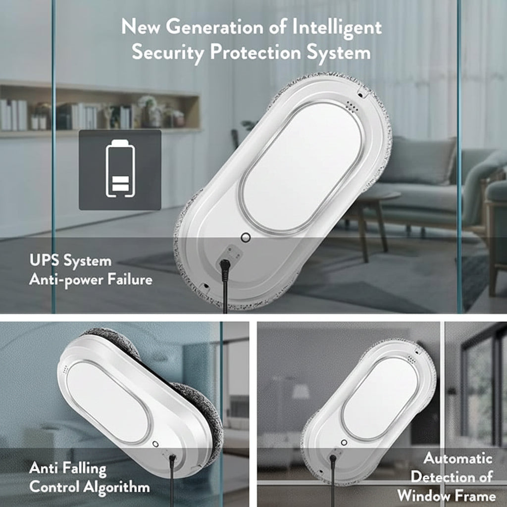 Remote control automatic window cleaner