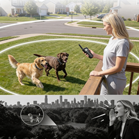 remote dog obedience collar with beep vibration modes