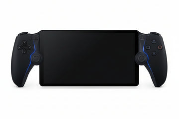 remote play handheld console black 8 inch display gaming device