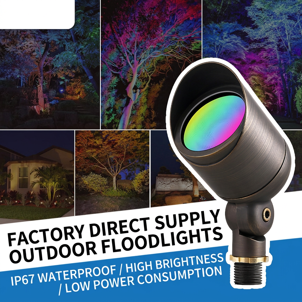 Landscape light with replaceable LED module