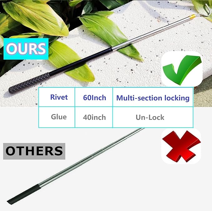 Reptile Handling Tool Snake Hook for Control and Removal