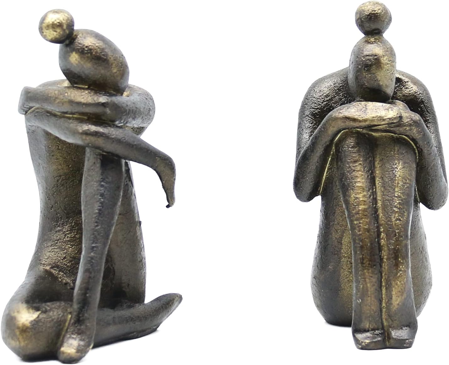 Resin Girl Statue Book Stopper Design For Modern Bookshelf Decor