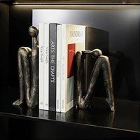 Resin Sculpture Book End Design For Stylish Interior Decoration