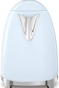 Retro electric kettle with convenient soft-open lid
