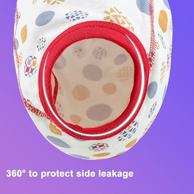 Reusable potty training underwear for boys, soft, absorbent, and eco-friendly.