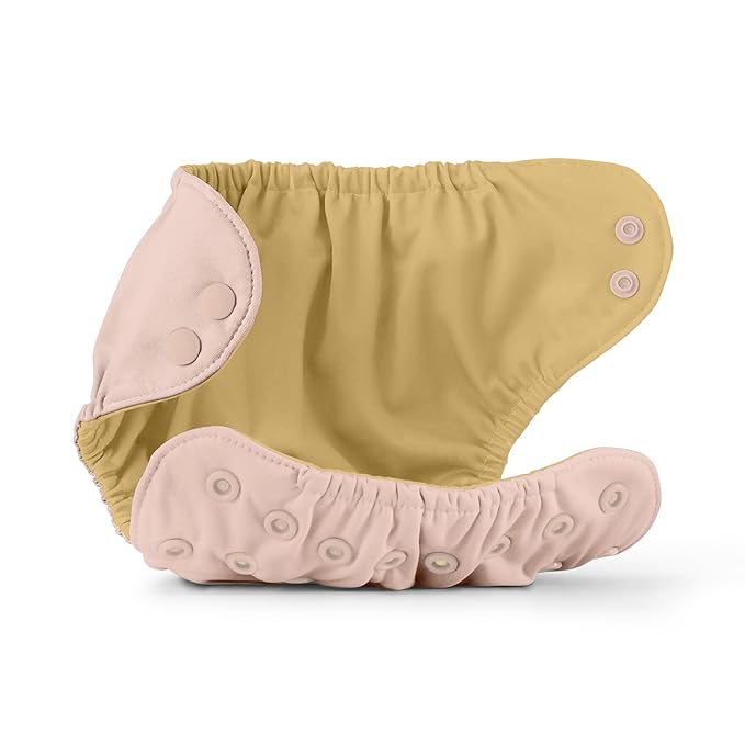 Eco-friendly reusable swim diaper cover for babies, leakproof design.