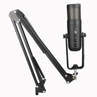 RGB gaming microphone for computer desktop setup