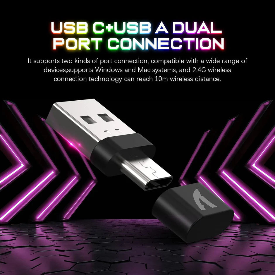 RGB keyboard and mouse combo for laptop desktop and computer use