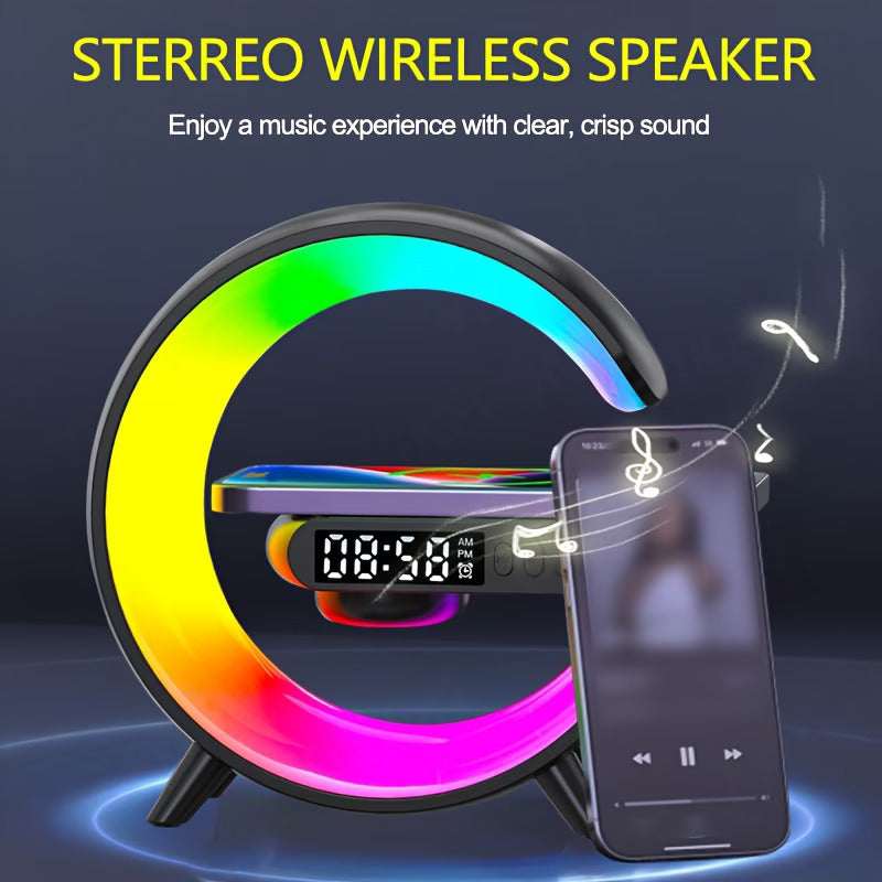 Speaker with colorful RGB ambient lighting effects