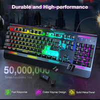 keyboard with 15 zone RGB lighting close up