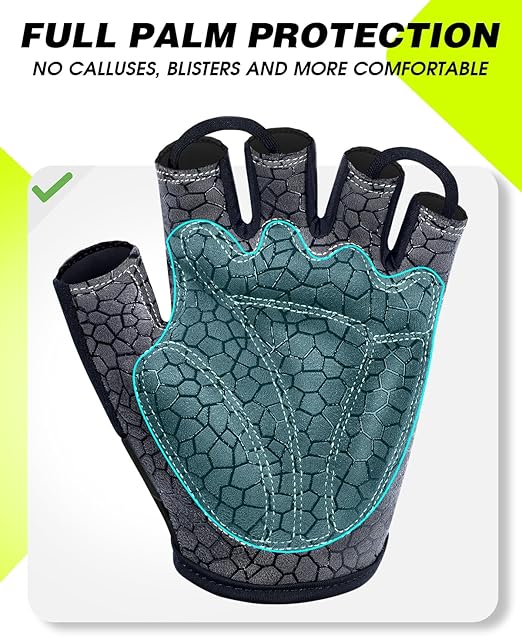Road riding bike gloves with shock absorption padding for comfort