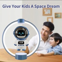 Robot-inspired Bluetooth speaker with floating display