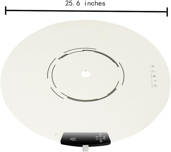 round silicone food heating pad for kitchen