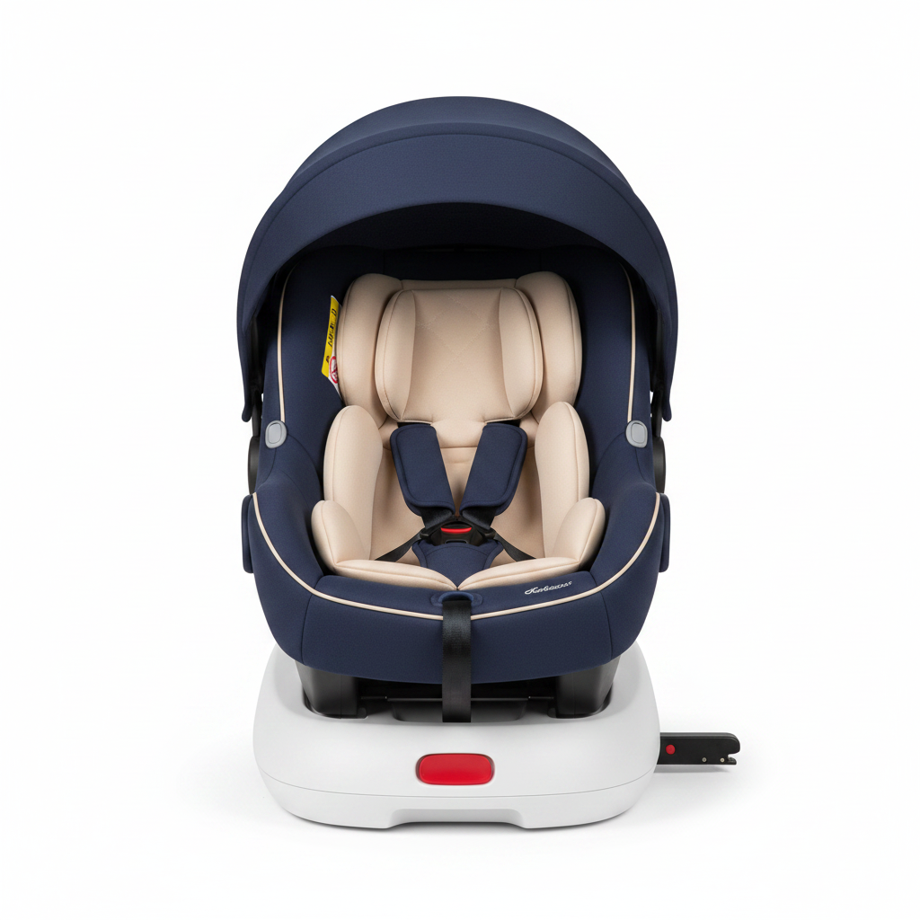 Rotating child car seat seat and base detail