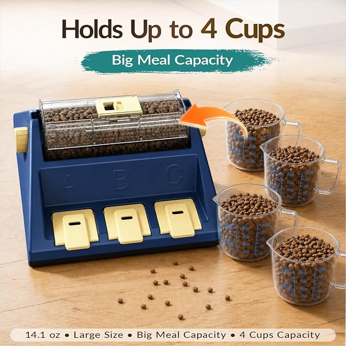 Rotating Dog Treat Dispenser for Small and Medium Dogs