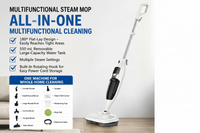Rotating floor steam cleaner for household floor cleaning
