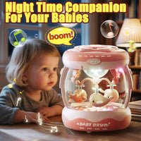 Rotating light music toy for baby boys and girls
